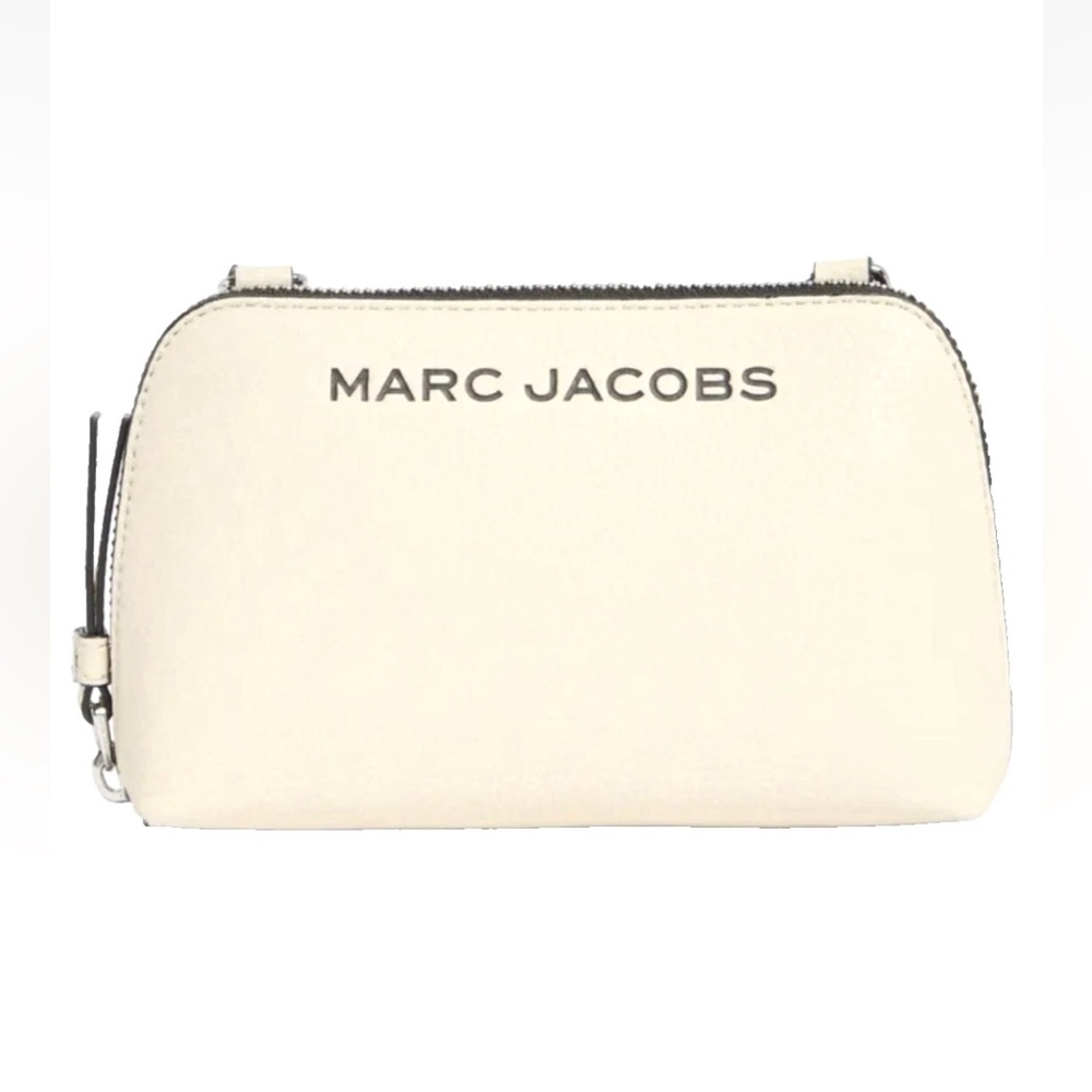 New Marc Jacobs Small Crossbody Pouch Pebble Leather Marshmallow